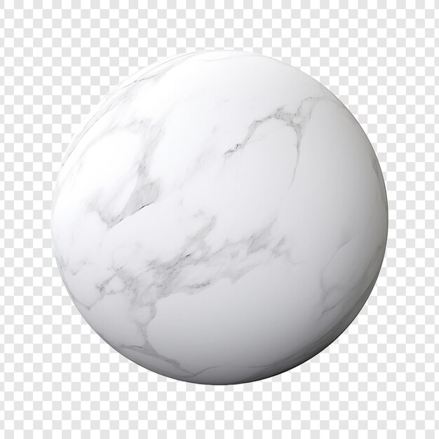 Free PSD marble isolated on transparent background