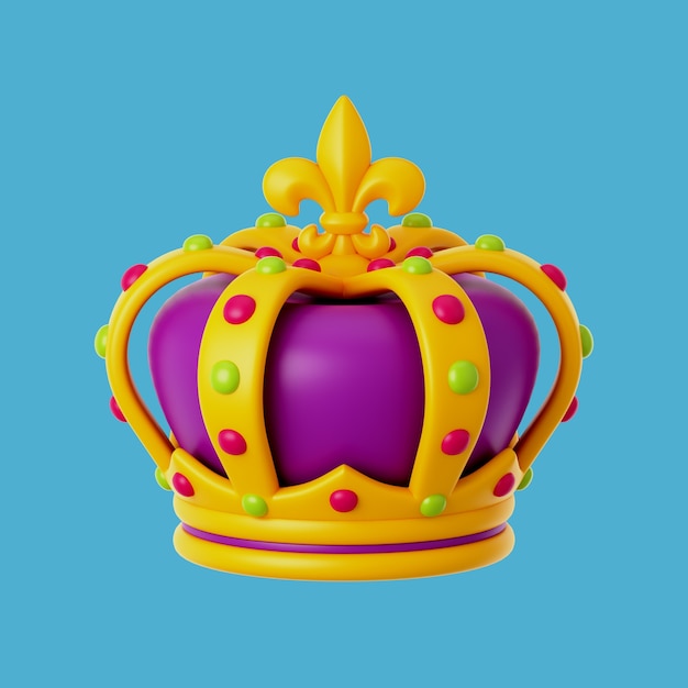 Free PSD mardi gras icon rendering