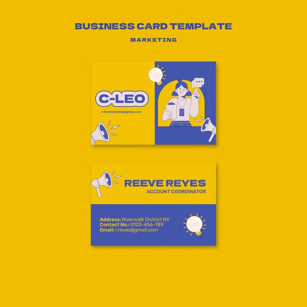 Marketing strategy  business card