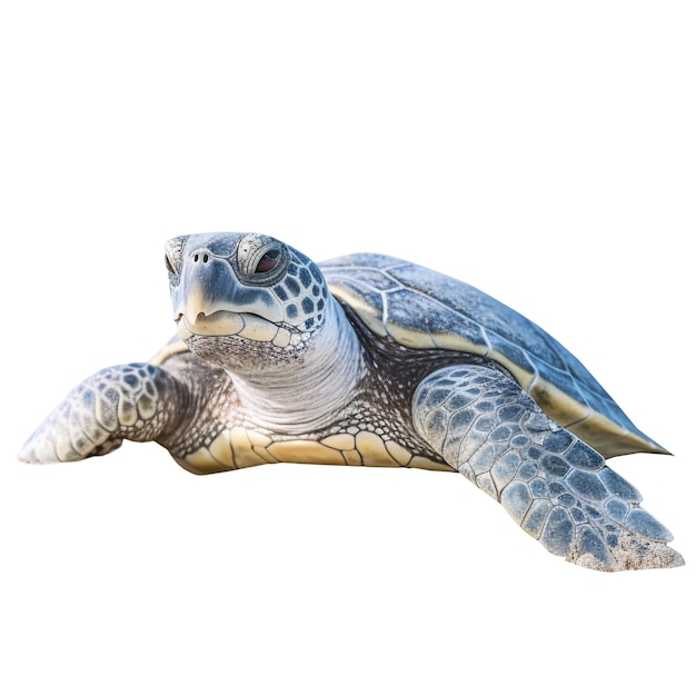 Free PSD marvelous turtle swimming