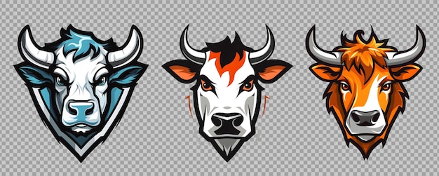 Mascot cow head collection