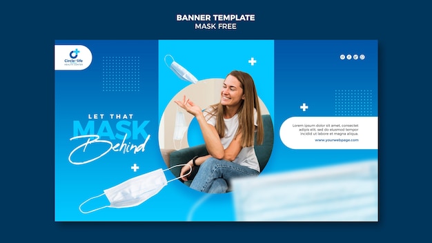 Free PSD mask free banner template