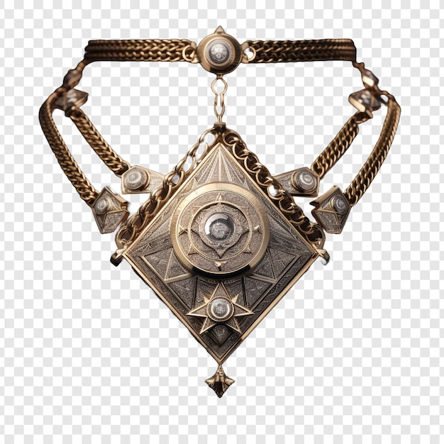 Free PSD masonic collar isolated on transparent background