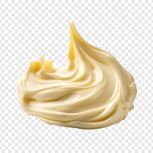 Mayonnaise isolated on transparent background