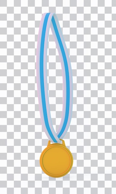 Free PSD medal front side