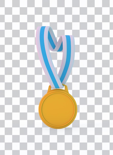 Free PSD medal front side