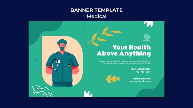 Medical banner template