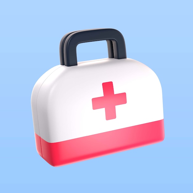 Free PSD medical first aid kid icon