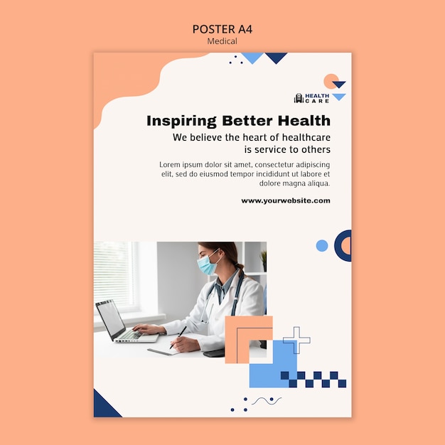 Medical poster template