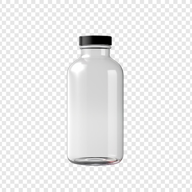 Free PSD medicine bottle isolated on transparent background