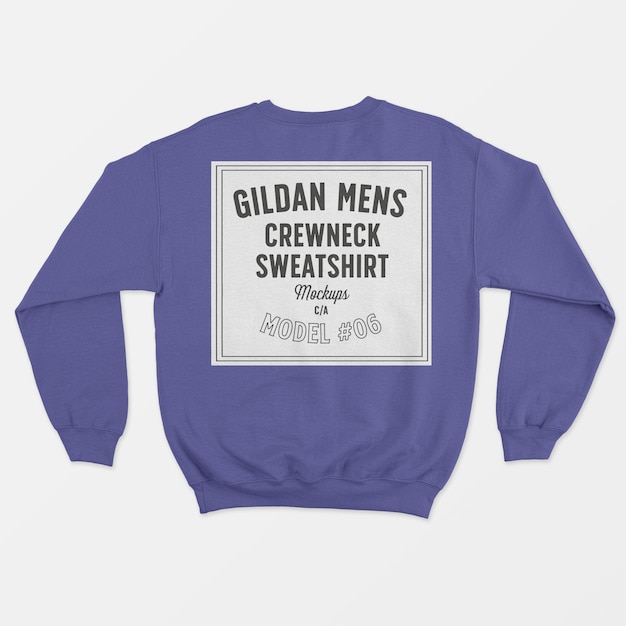 Free PSD mens crewneck sweatshirt