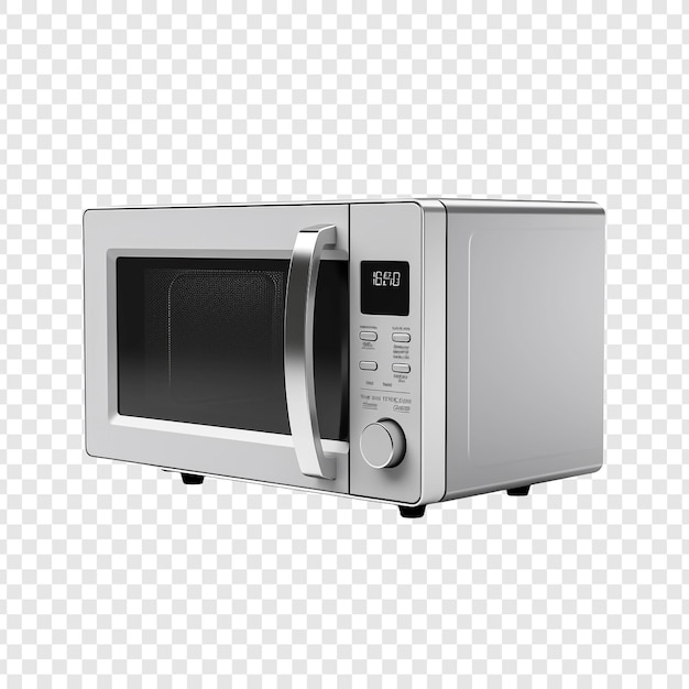 Free PSD microwave oven isolated on transparent background