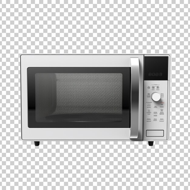 Microwave oven isolated on transparent background