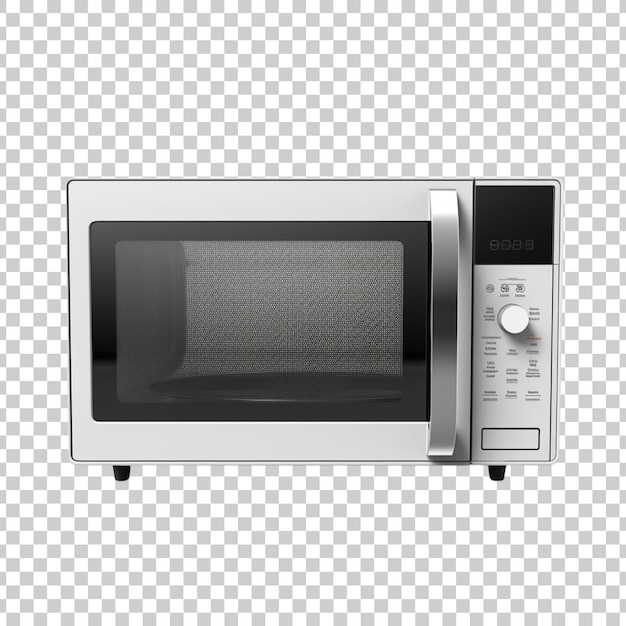 Microwave oven isolated on transparent background