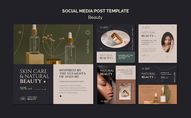 Minimalist beauty template design