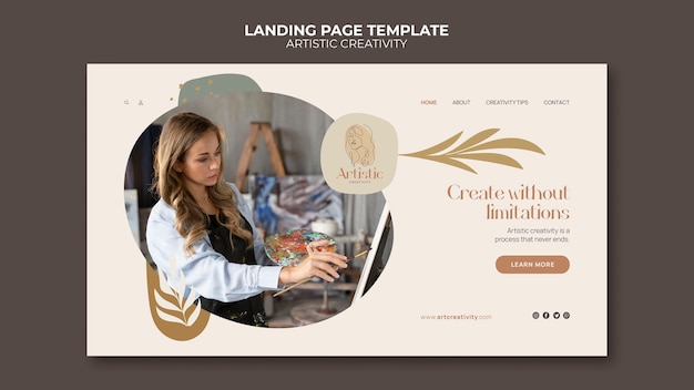 Minimalist creativity design template