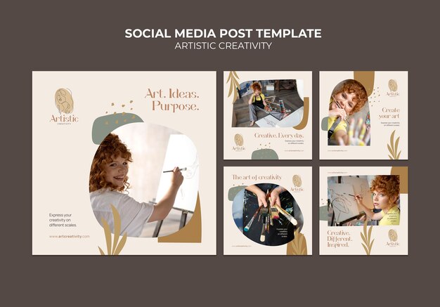 Minimalist creativity design template