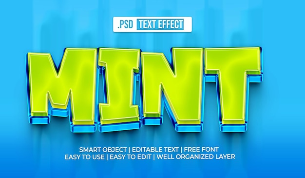 Mint Text Style Effect