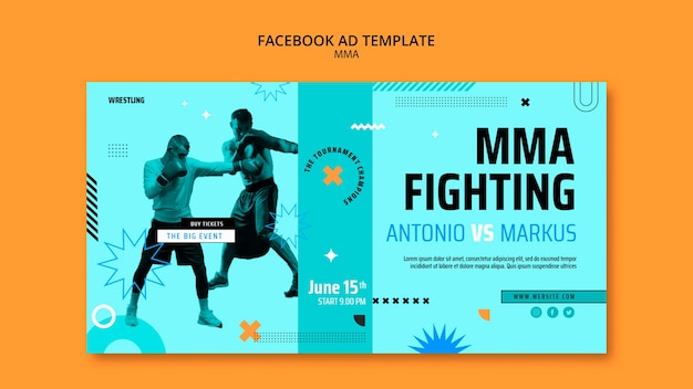 Free PSD mma template design