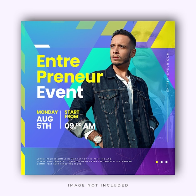 Modern Colorful Social Media Template