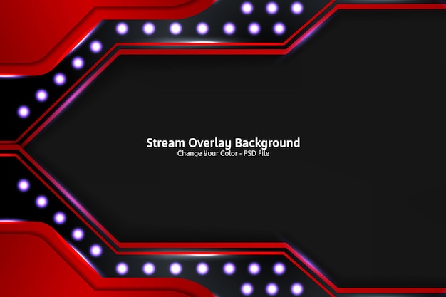 Free PSD modern digital theme twitch offline background