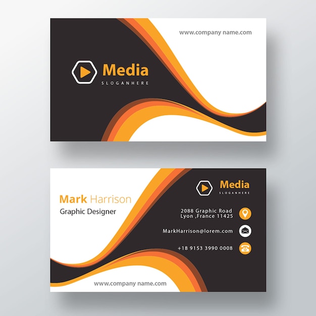 modern Doublesided Business Card Template