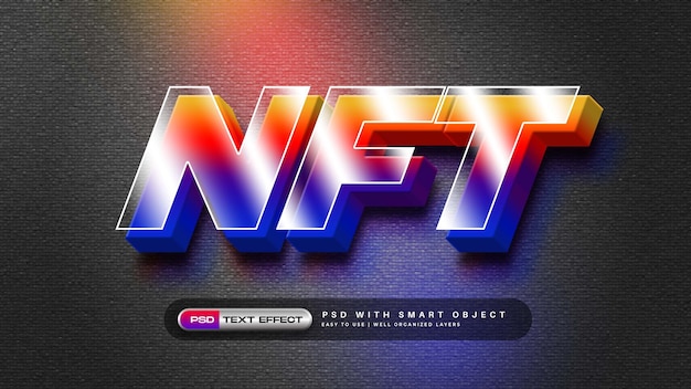 Modern NFT 3D text Effect