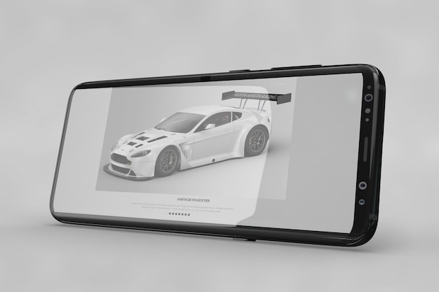 Modern smartphone mockup