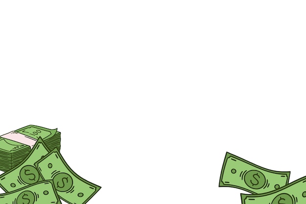 Free PSD money illustration isolated