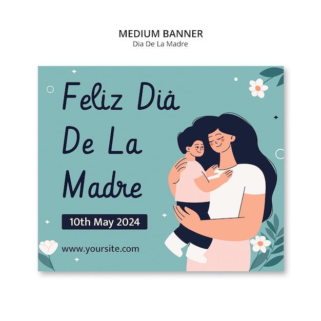 Free PSD mother's day template design