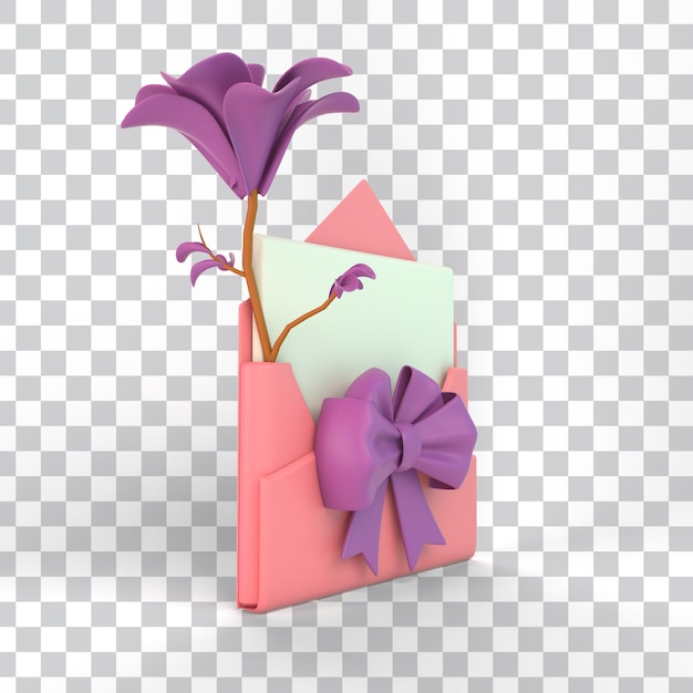 Free PSD mothers day envelope