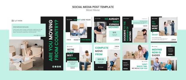 Move house social media post template