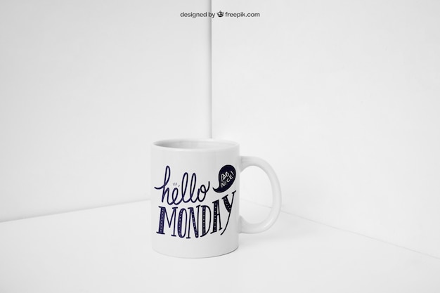 Free PSD mug mockup