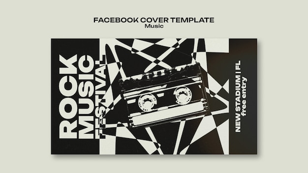 Free PSD music design template