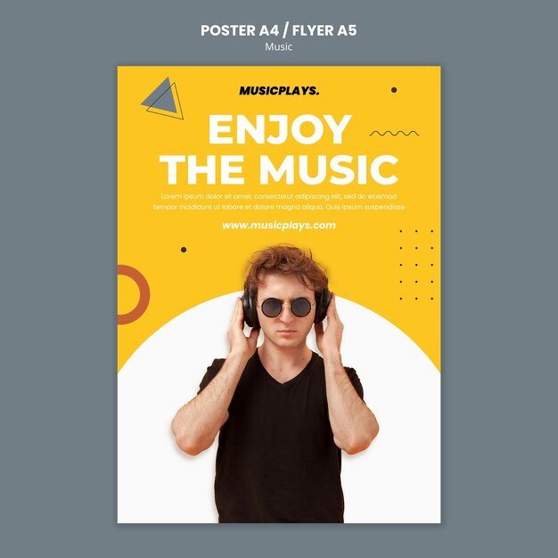 Music for everyone print template