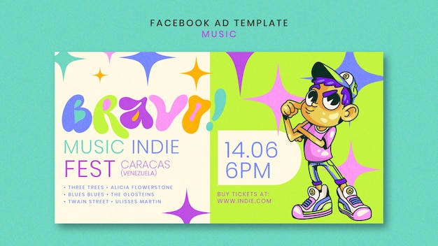 Music template design