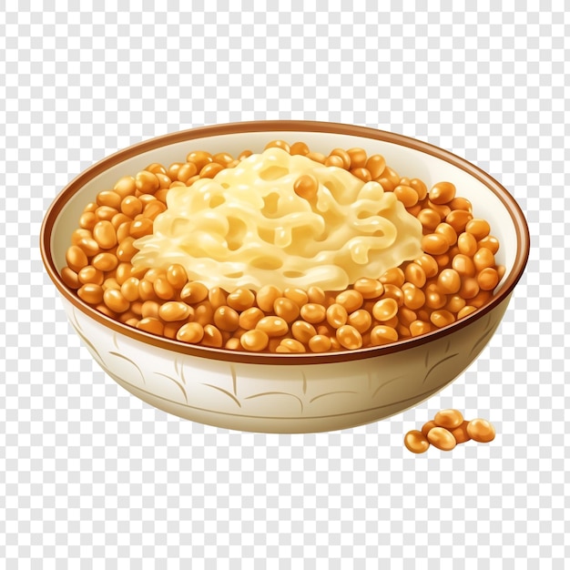 Free PSD natto isolated on transparent background