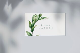 Floral business card