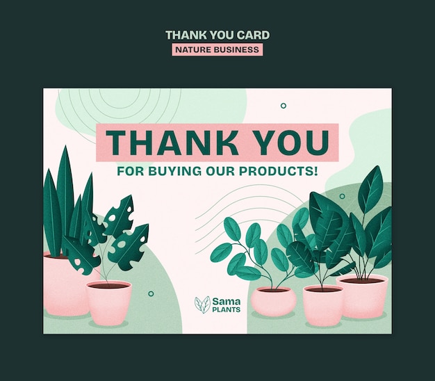 Free PSD nature product purchase template