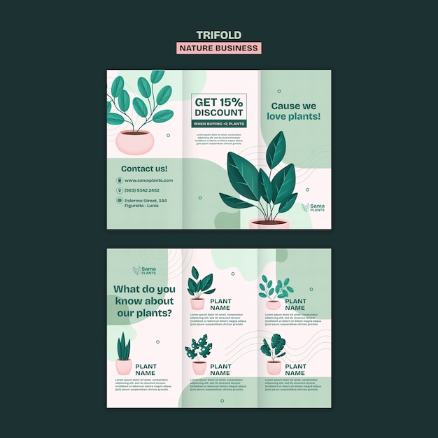 Nature product purchase template