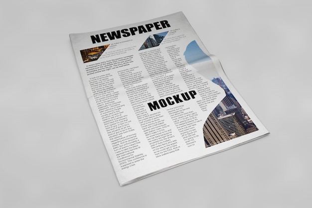 Newspaper mockup