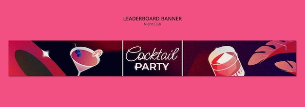 Free PSD night club template design