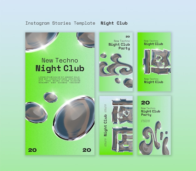 Night club template design