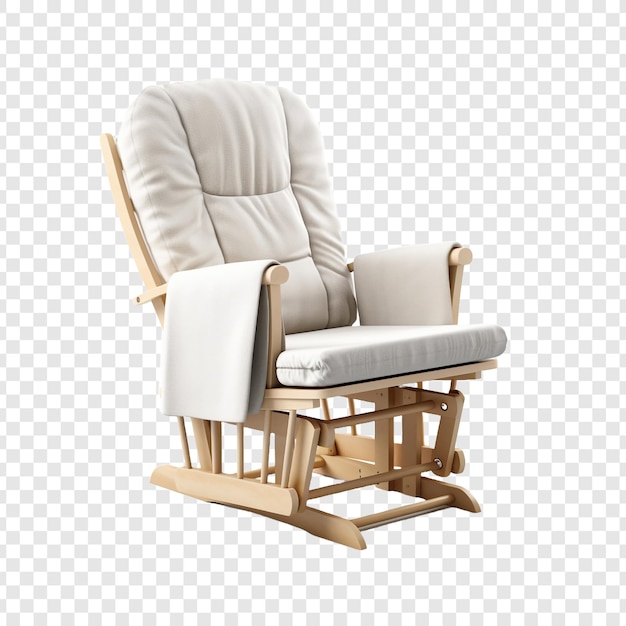 Free PSD nursing chair isolated on transparent background