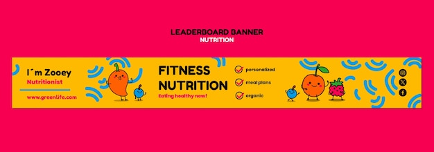 Free PSD nutrition template design