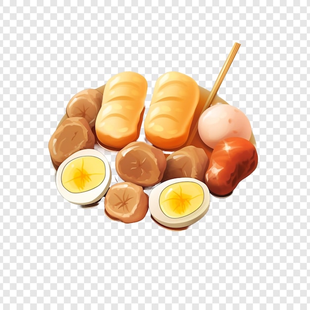 Free PSD oden isolated on transparent background