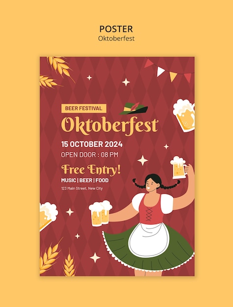 Oktoberfest template design