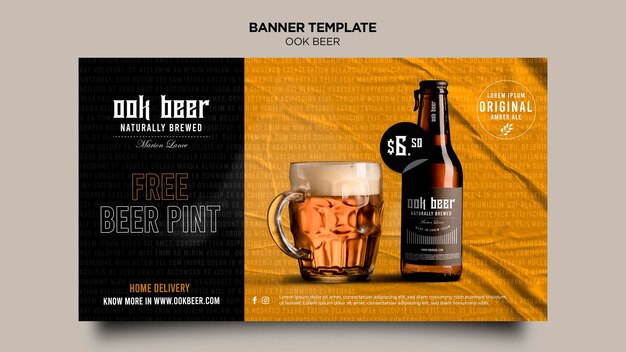 Ook beer banner template