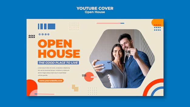 Open house template design