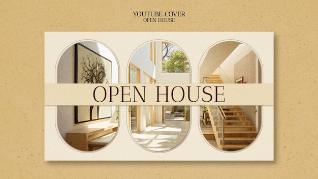 Free PSD open house template design